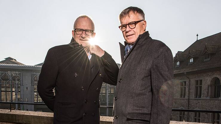 Peter Wanner und Etienne Jornod