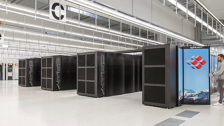 Supercomputer "Piz Daint" vom Centro Svizzero di Calcolo Scientifico (CSCS) in Lugano