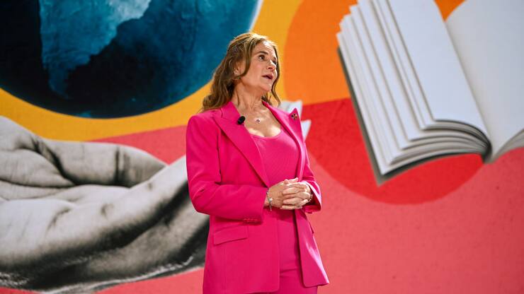 Melinda French Gates ist eine Philanthropin, Geschäftsfrau und weltweite Fürsprecherin für Frauen und Mädchen. 