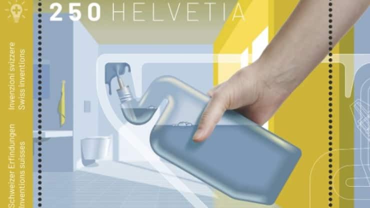 Die Post gibt eine Sondermarke mit der WC-Ente heraus.