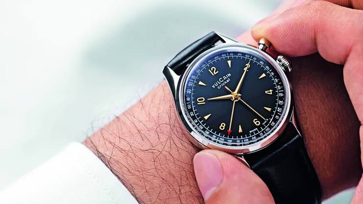 Klassiker von Vulcain: Die Weckeruhr Criquet.