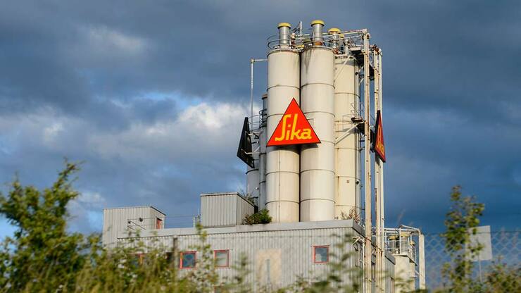 Ein Werk des Bauchemie-Herstellers Sika. 
