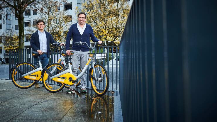 Ric Ye und Daniel Junge von oBike