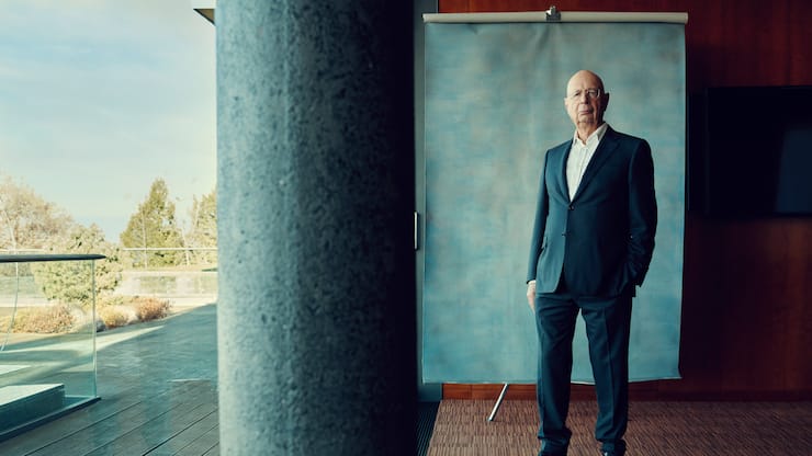Portrait of Klaus Schwab