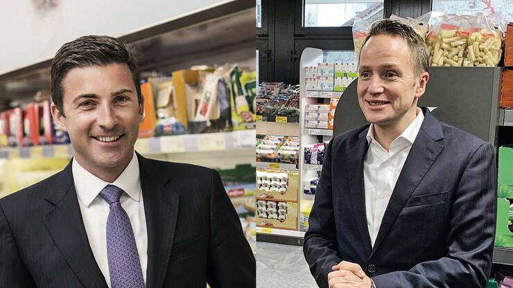 zwei im gleichschrittGünther Helm (l.) und Timo Schuster waren gleichzeitig für Aldi Suisse zuständig, fanden später immer ­wieder zueinander.