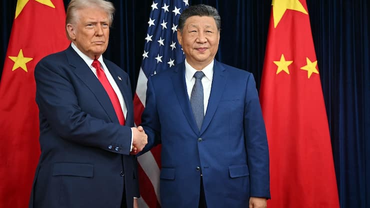 <p>In der Nacht auf Donnerstag trafen sich US-Präsident Donald Trump und Xi Jinping.</p>