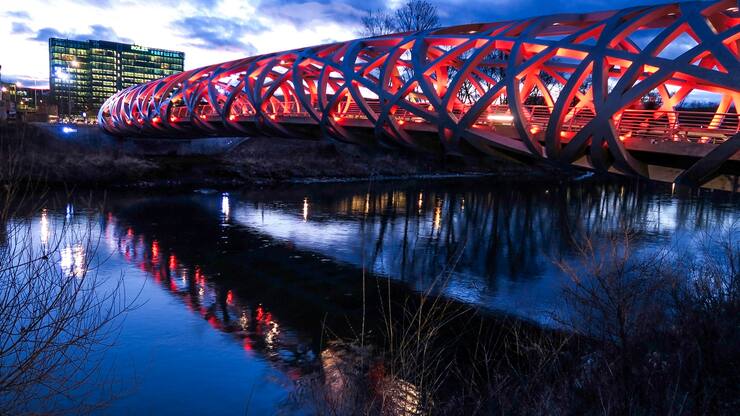 Rolex et le pont Hans-Wilsdorf (KEYSTONE/Stephan Torre)