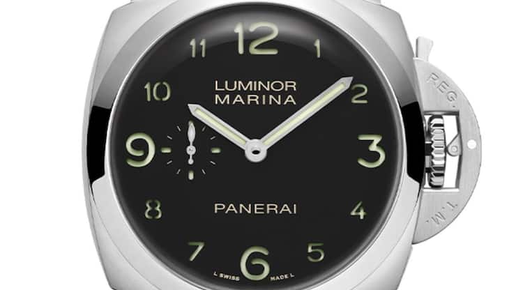 <p>Die neue Luminor Marina PAM01759 erinnert an die Ursprünge als Uhr für die italienische Marine.</p>