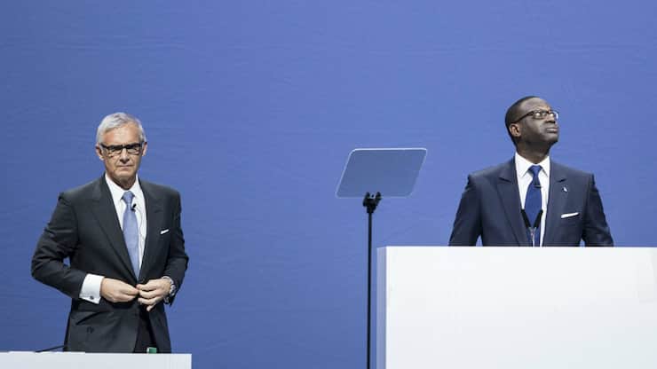 Urs Rohner Tidjane Thiam Credit Suisse