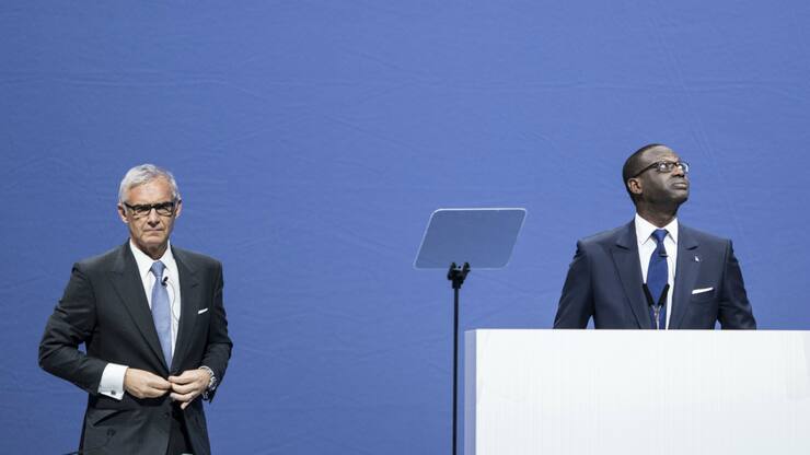 Urs Rohner Tidjane Thiam Credit Suisse