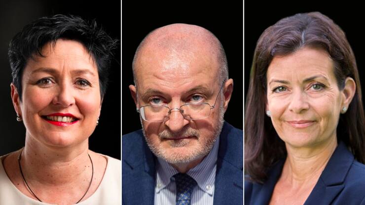 Daniela Schneeberger, Fulvio Pelli und Nicole Loeb