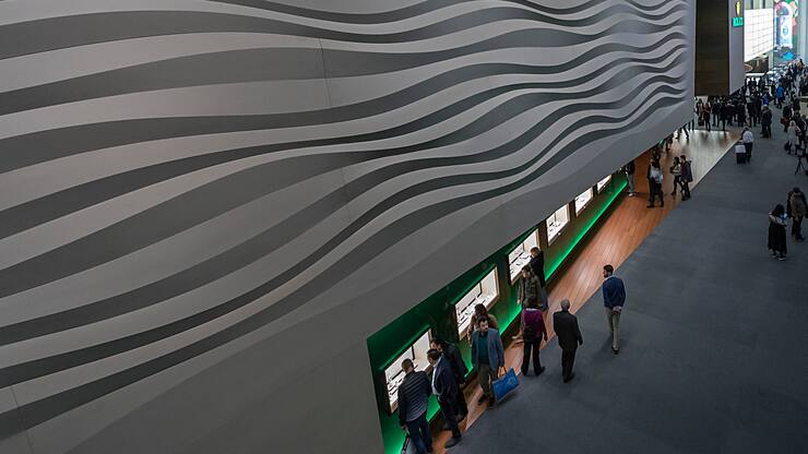 Rolex-Stand an der Baselworld 2018.