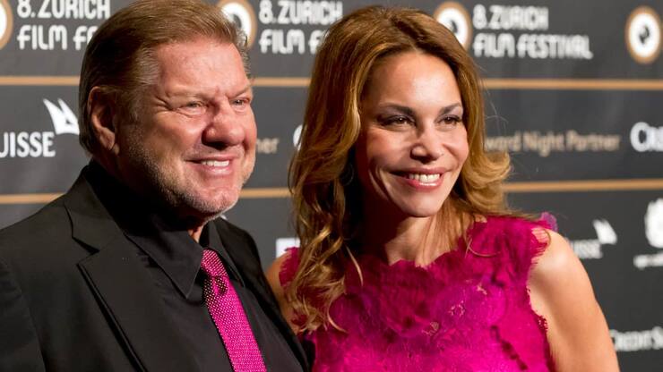 Juerg Marquard mit Gattin Raquel