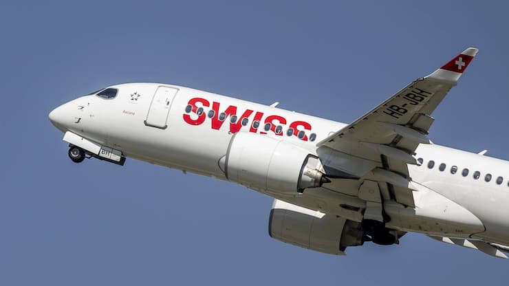 FLUGZEUG SWISS AIRLINE