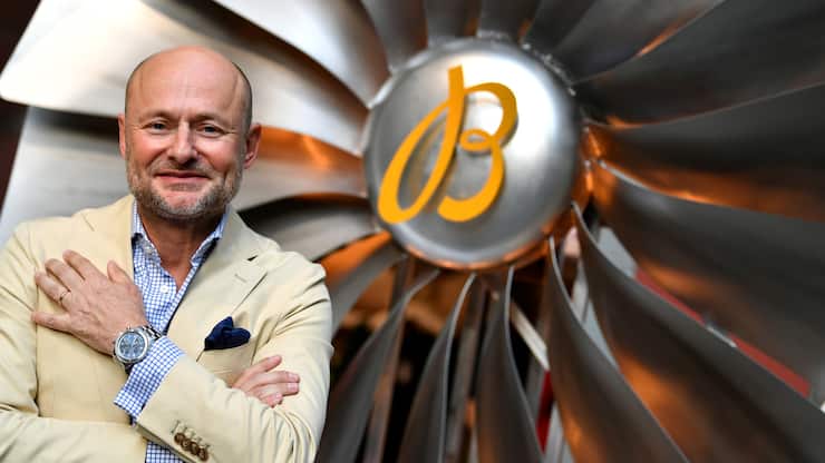 Breitling CEO Georges Kern poses at the boutique opening of the Swiss luxury watchmaker Breitling on August 28, 2018 in Zurich, Switzerland. (PPR/Breitling/Harold Cunningham)