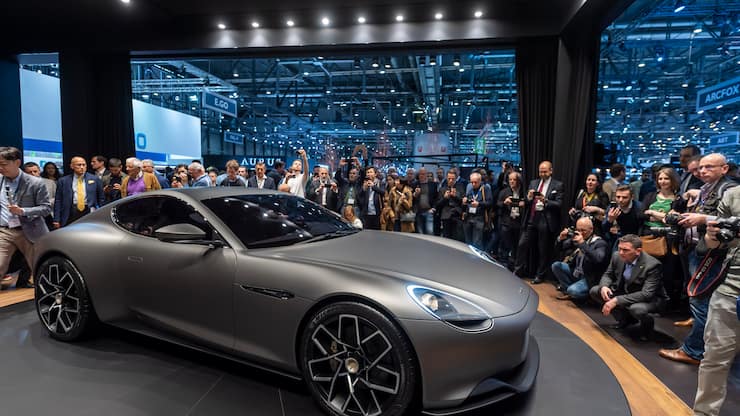 The New car electric Piech Mark Zero is presented during the press day at the 89th Geneva International Motor Show in Geneva, Switzerland, Tuesday, March 05, 2019. The Motor Show will open its gates to the public from 7 to 17 March presenting more than 180 exhibitors and more than 100 world and European premieres. (KEYSTONE/Martial Trezzini)