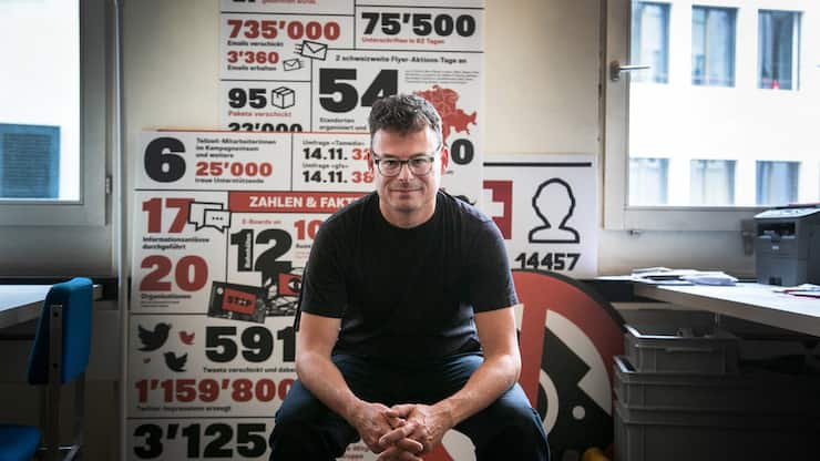 HANDOUT - Daniel Graf, Netzaktivist, Kommunikationsstratege und Berater, am 7. August 2019 in Basel. Graf ist Mitbegruender der Crowdfunding Plattform Wecollect, mit der der politische Austausch und die Unterschriftensammlung fuer Initiativen vereinfacht wird. (Nicole Pont) *** NO SALES, DARF NUR MIT VOLLSTAENDIGER QUELLENANGABE VERWENDET WERDEN ***