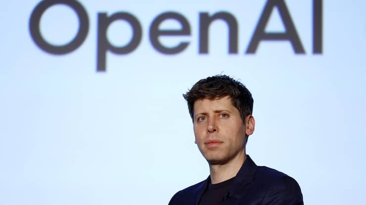 epa11872436 OpenAI CEO Sam Altman attends a talk session with SoftBank Group Corp. chairman and CEO during the event 'Transforming Business through AI' in Tokyo, Japan, 03 February 2025. SoftBank Group CEO Masayoshi Son announced that he had reached an agreement with OpenAI CEO Sam Altman to establish a joint venture in Japan aimed at providing artificial intelligence services to businesses. EPA/FRANCK ROBICHON