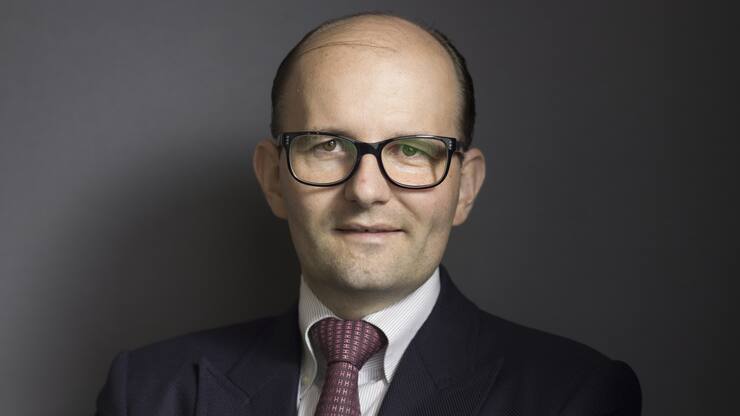 Remo Stoffel, managing director real estate of the Priora Group, in his real estate office in Chur, Switzerland, on June 2, 2015. (KEYSTONE/Gaetan Bally)Remo Stoffel, Managing Director Immobilien der Priora Projekt AG, in seinem Immobilen-Buero in Chur, am 2. Juni 2015. (KEYSTONE/Gaetan Bally)