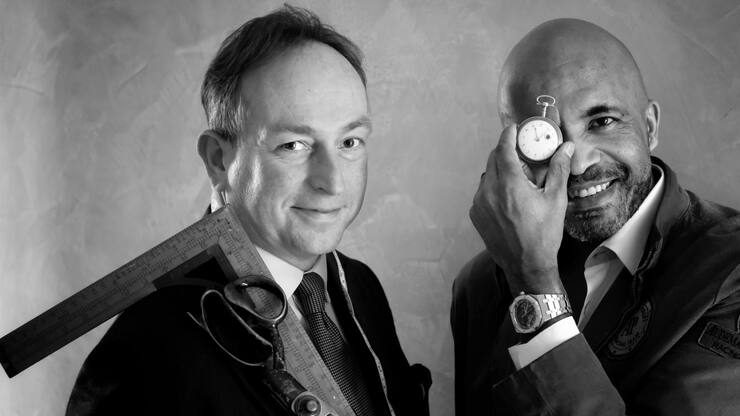 Olivier Audemars (r.) und Simon Cundey in Le Brassus und London