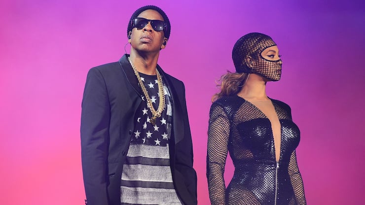 IMAGE DISTRIBUTED FOR PARKWOOD ENTERTAINMENT - Beyonce and JAY Z perform on stage during the On the Run tour at Safeco Field on Wednesday, July 30, 2014, in Seattle. (Photo by Mason Poole/Invision for Parkwood Entertainment/AP Images)
