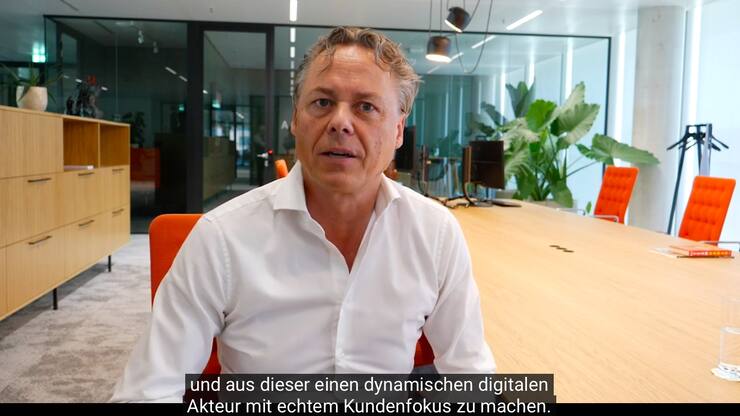 Ralph Hamers in einer Videobotschaft an ING Mitarbeiter