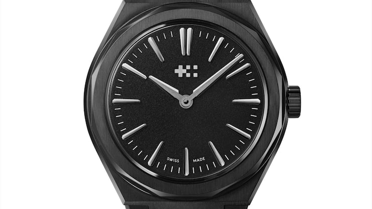 <p>Die Uhr kommt ohne Sekundenzeiger oder Datum aus.</p>