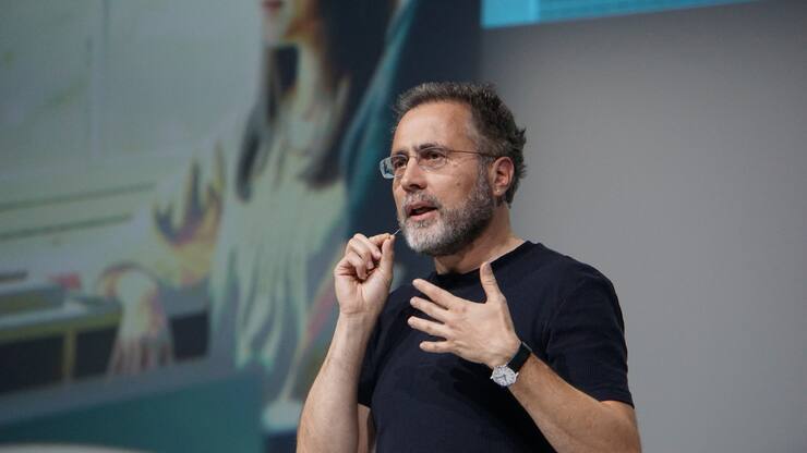 Top-Googler Urs Hölzle bei der Cloud Next in London