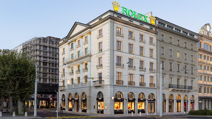Rolex-Boutique von Bucherer in Genf: Neu gehört sie zu Rolex selbst.