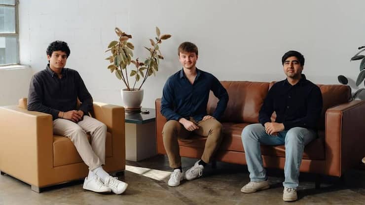 Mercor. Die drei Herren: Brendan Foody, Adarsh Hiremath und Surya Midha