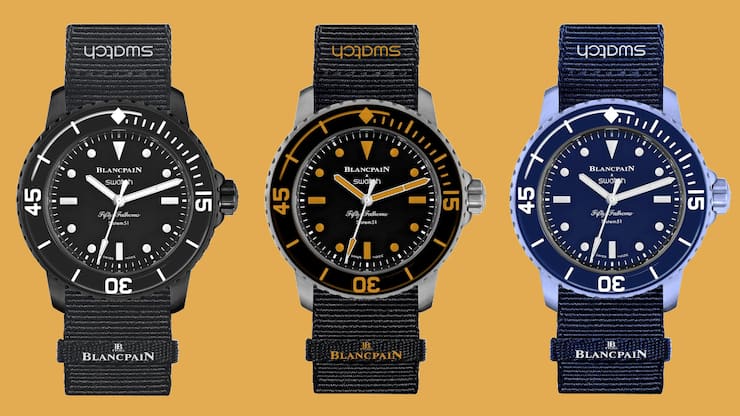 Blancpain x Swatch: So könnten die Fifty Fathoms aussehen.