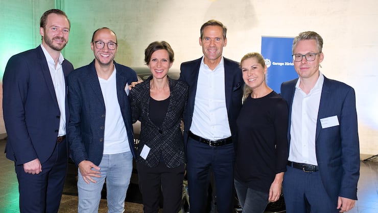 Stefan Fraude, Digitec Galaxus AG; Ritschi, Sänger; Pascale Bruderer, Ständerätin; Peter Zehnder, HSG Alumni; Denise Bielmann, Eiskunstläuferin; Jan Schoch, Unternehmer