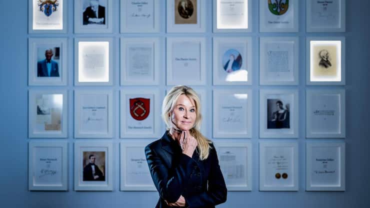 Annika Falkengren, associÃ©e de la banque Lombard Odier, photographiÃ©e Ã  GenÃ¨ve, le 20.06.2018 Â© David WagniÃ¨res