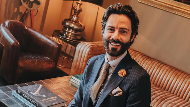 Er macht die Männer schöner und sieht auch selber gut aus: der Inhaber der Gentlemen’s Clinic im Zürcher Seefeld, Giuliano Lenz.