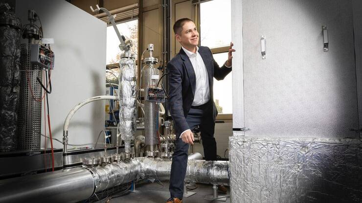 Mario Mica will schädliche Emissionen in nützliche, wiederverwertete Produkte umwandeln.