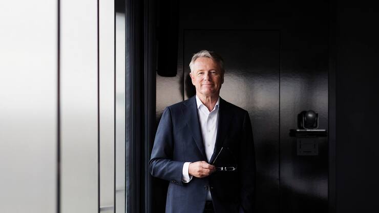 Porträt des neuen ABB-Chef Björn Rosengren, fotografiert am ABB-Hauptsitz in Oerlikon.