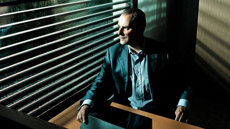 Stefan Pfister ist der CEO KPMG Schweiz, fotografiert am Donnerstag (13.09.18) beim Hauptsitz an der Badenerstrasse 172 in Zuerich fÃ¼r ein InterviewgesprÃ¤ch. Foto: Sebastian Magnani