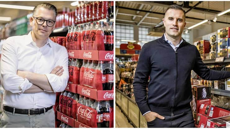 Denner-CEO Torsten Friedrich (l.) und Lidl-Schweiz-Chef Nicholas Pennanen kennen sich aus ihrer gemeinsamen Zeit beim deutschen Discounter. Zuletzt gab es zwischen den beiden Detailhändlern zahlreiche Personalrochaden.