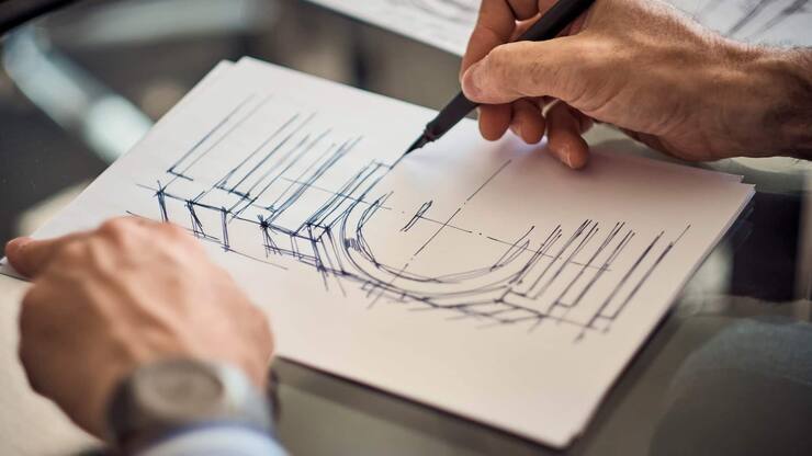 Uhrmacherei Handwerk Zeichnung