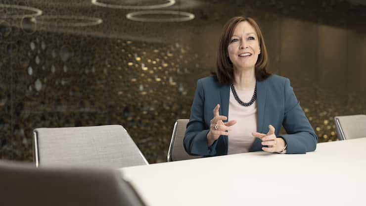 Michele Rodoni, CEO der Vsicherungsgesellschaft die Mobiliar, fotografiert waehrend eines Gespraechs am 20. April 2021 am Hauptsitz in Bern. (KEYSTONE/Christian Beutler)