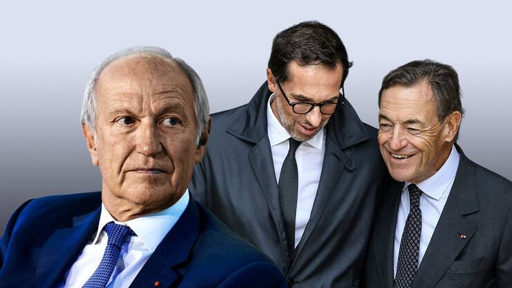 Die L’Oréal-Lenker Jean-Paul Agon, Nicolas Hieronimus, Lindsay Owen-Jones (v.l.).