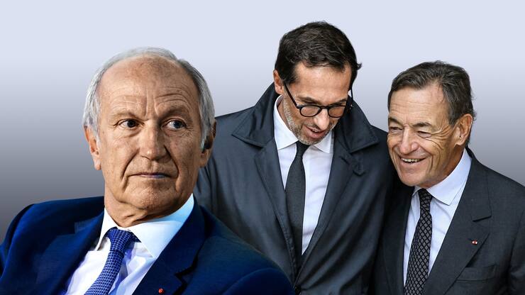 Die L’Oréal-Lenker Jean-Paul Agon, Nicolas Hieronimus, Lindsay Owen-Jones (v.l.).