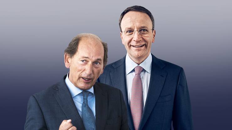Nestlé-Präsident Paul Bulcke und Nestlé-CEO Mark Schneider