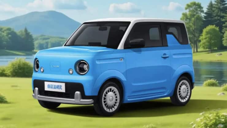 <p>So sieht der Livan Smurf EV aus.</p>