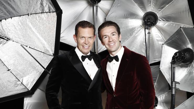 <p>Hugo-Boss-CEO Daniel Grieder (l.) und Michael Murray, Chef der Frasers Group, sollen sich gut verstehen.</p>