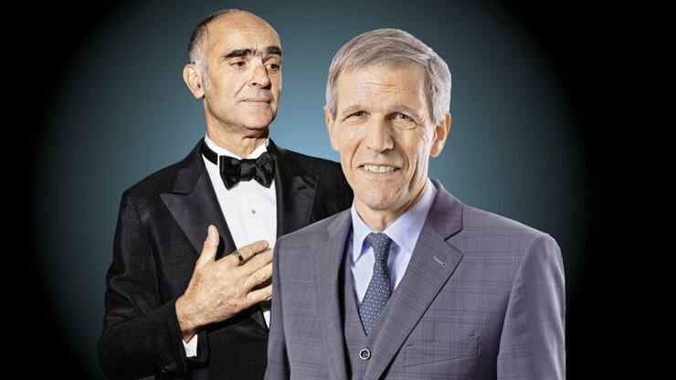 <p>CEO Gilles ­Andrier (l.) und ­Präsident Calvin Grieder halten Givaudan ­nachhaltig auf ­Erfolgskurs.</p>