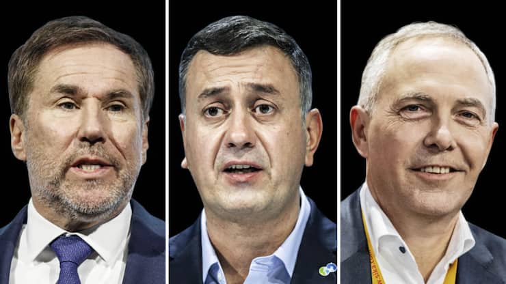 <p>Erfolgsrezept Bevor Jan Jenisch (l.) den CEO-Posten bei Holcim an ­Miljan Gutovic (M.) übergab, hatte er die Transformation zu höhermargigen Produkten eingeleitet. Role Model ist die von Thomas Hasler geführte Sika.</p>