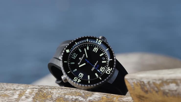 <p>Die auf 100 Stück limitierte Fifty Fathoms Tech «Blancpain Ocean Commitment» wurde Anfang 2025 vorgestellt.</p>