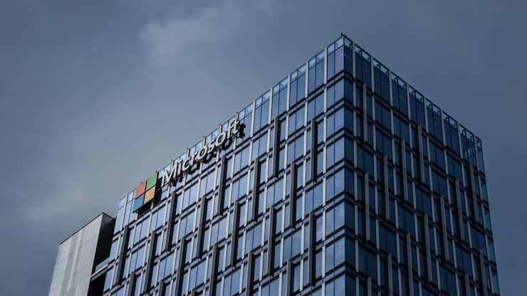Belgrade,,Serbia,-,June,24,,2023:,Microsoft,Logo,On,Their