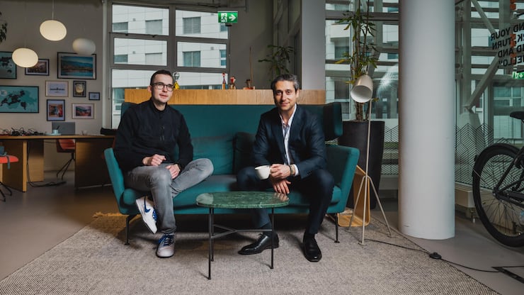 <p>Energiehosts: Ludwig Wurlitzer (l.) und Philipp Man vereinfachen den Zugang zu Stromkapazitäten, ohne dass Kunden eigene Batterien besitzen müssen.</p>